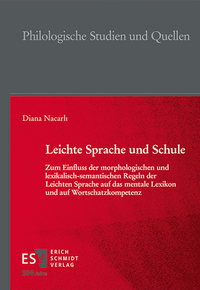 Abbildung von: Leichte Sprache und Schule - Erich Schmidt Verlag