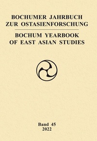 Abbildung von: Bochumer Jahrbuch zur Ostasienforschung - Iudicium