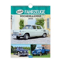 Abbildung von: Trötsch Wochenkalender zum Hängen DDR-Fahrzeuge 2025 - Trötsch Verlag GmbH & Co. KG