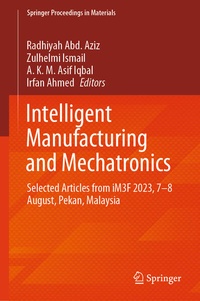 Enlarge image Cover: Intelligent Manufacturing and Mechatronics - Springer