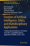 Cover: Frontiers of Artificial Intelligence, Ethics, and Multidisciplinary Applications - Springer