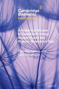 Enlarge image Cover: A Historical Review of Swedish Strategy Research and the Rigor-Relevance Gap - Cambridge University Press