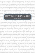Cover: Praying the Psalter (FOR MEN) - WestBow Press