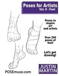 Cover: Poses for Artists Volume 9 Feet - Posemuse