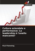 Cover: Cultura aziendale e performance - Edizioni Sapienza