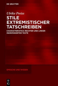 Abbildung von: Stile extremistischer Tatschreiben - De Gruyter