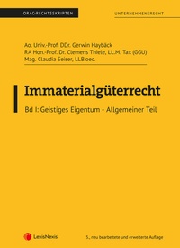 Abbildung von: Immaterialgüterrecht (Skriptum) - Bd I - LexisNexis ARD ORAC