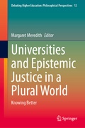 Cover: Universities and Epistemic Justice in a Plural World - Springer