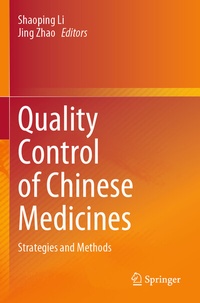 Abbildung von: Quality Control of Chinese Medicines - Springer