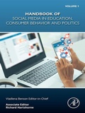 Cover: Handbook of Social Media in Education, Consumer Behavior and Politics, Volume 1 - Academic Press