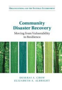 Enlarge image Cover: Community Disaster Recovery - Cambridge University Press