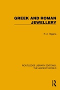 Cover: Greek and Roman Jewellery - Routledge
