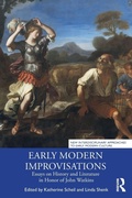 Cover: Early Modern Improvisations - Routledge