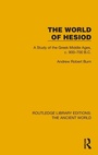 Cover: The World of Hesiod - Routledge