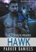 Cover: Hawk (The Devil's Riders, #2) - Blushing Books
