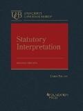 Cover: Statutory Interpretation - West Academic Press