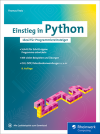 Bild vergrößern Bild: Einstieg in Python - Rheinwerk
