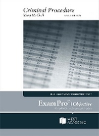 Enlarge image Cover: Exam Pro on Criminal Procedure (Objective) - West Academic Press