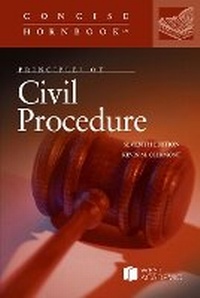 Abbildung von: Principles of Civil Procedure - West Academic Press