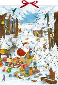 Cover: Wand-Adventskalender - Bescherung im Winterwald - Coppenrath