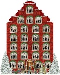 Cover: Wand-Adventskalender - Nostalgisches Weihnachtshaus - Coppenrath
