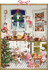 Abbildung von: Zettel-Adventskalender - Nostalgische Weihnachtsbäckerei - Coppenrath