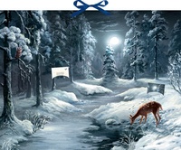 Abbildung von: Zettel-Adventskalender - Liegt nun so still die weite Welt - Coppenrath