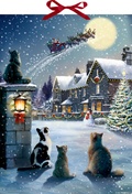 Cover: Wand-Adventskalender - Katzen-Weihnacht - Coppenrath