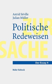 Abbildung von: Politische Redeweisen - Mohr Siebeck