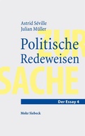 Cover: Politische Redeweisen - Mohr Siebeck