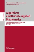 Bild: Algorithms and Discrete Applied Mathematics - Springer