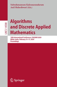 Abbildung von: Algorithms and Discrete Applied Mathematics - Springer