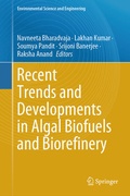 Cover: Recent Trends and Developments in Algal Biofuels and Biorefinery - Springer