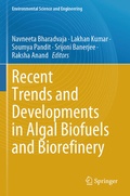 Cover: Recent Trends and Developments in Algal Biofuels and Biorefinery - Springer