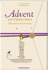 Abbildung von: Brief-Adventskalenderbuch - Advent mit Wilhelm Busch - Coppenrath