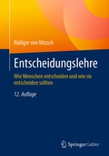 Cover: Entscheidungslehre - Springer Gabler