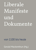 Cover: Liberale Manifeste und Dokumente - VTA