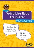 Cover: W&ouml;rtliche Rede trainieren - BVK Buch Verlag Kempen
