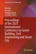 Cover: Proceedings of the 2023 International Conference on Green Building, Civil Engineering and Smart City - Springer