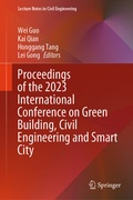 Cover: Proceedings of the 2023 International Conference on Green Building, Civil Engineering and Smart City - Springer