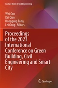 Cover: Proceedings of the 2023 International Conference on Green Building, Civil Engineering and Smart City - Springer