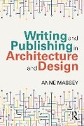 Cover: Writing and Publishing in Architecture and Design - Routledge