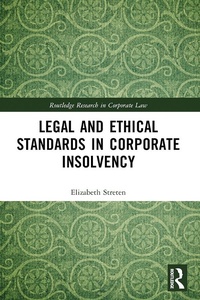 Abbildung von: Legal and Ethical Standards in Corporate Insolvency - Routledge