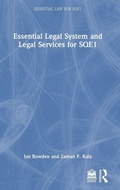 Cover: Essential Legal System and Legal Services for SQE1 - Routledge