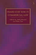 Cover: Fraud and Risk in Commercial Law - Hart Publishing