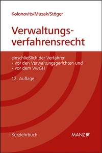 Abbildung von: Grundriss des österreichischen Verwaltungsverfahrensrechts - Manz