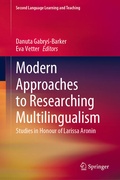 Cover: Modern Approaches to Researching Multilingualism - Springer