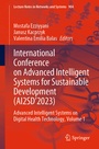 Cover: International Conference on Advanced Intelligent Systems for Sustainable Development (AI2SD'2023) - Springer