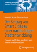 Cover: Der Beitrag von Smart Cities zu einer nachhaltigen Stadtentwicklung - Springer Vieweg
