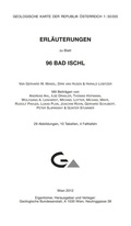 Cover: Erl&auml;uterungen zu Blatt 96 Bad Ischl - GeoSphere Austria